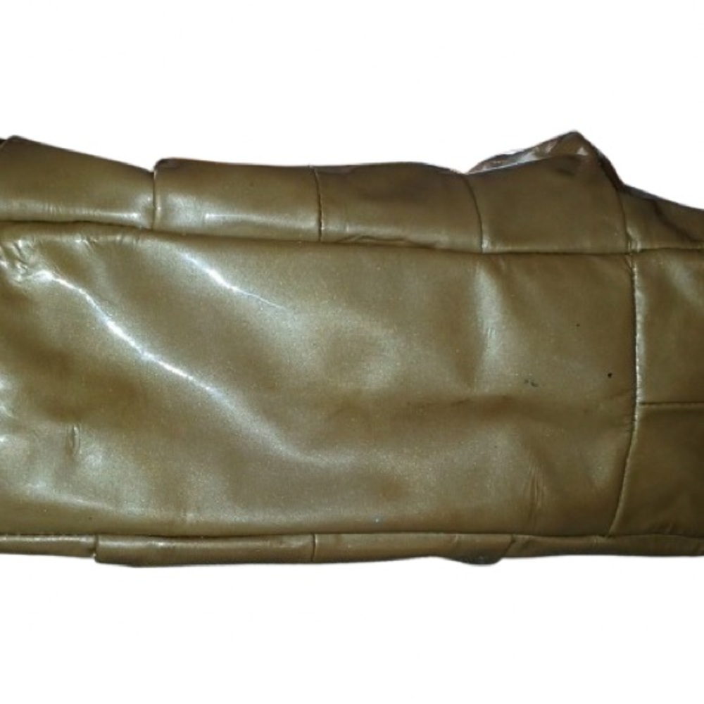 Coach Madison Maggie Gold Patent Leather Hobo Shoulder Bag EUC - Picture 4 of 11